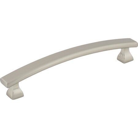 Elements 128 mm Center-to-Center Satin Nickel Square Hadly Cabinet Pull 449-128SN